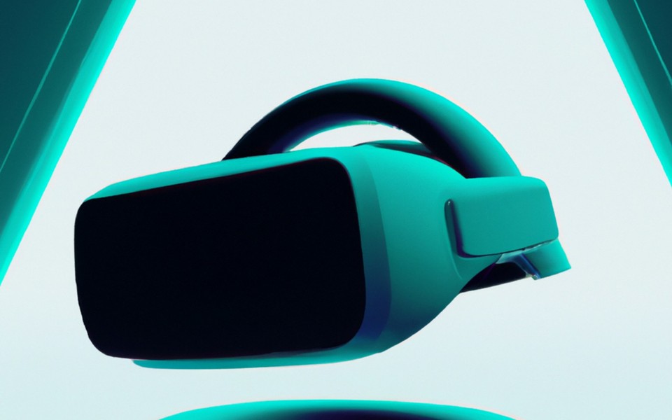 Hydra VR - headset de realidade virtual em fundo limpo